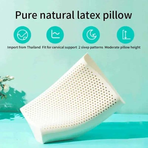 Latex Pillow Thai Natural Latex Pillow Memory Adult Cervical Pillow Sleeping Pillow Dormitory Pillow Household Y251107