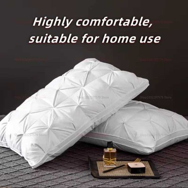 Camping Pillow Twisted Flower Double Sided Soft Washable Pillow for Bedroom Dormitory Travel Bed Sofa Y251107