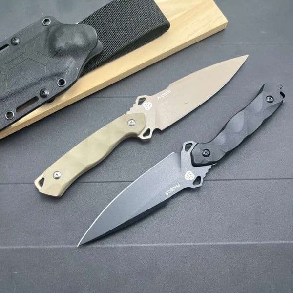 Hydra Outdoor Knife K-Sheath Integrated High Hardness Alloy Steel Blade, Lite And Quick Wilderness Camping Hiking Knife
