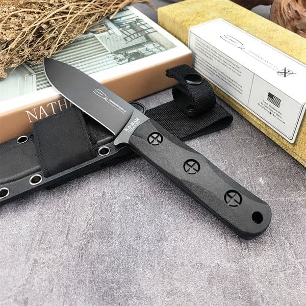 KA BAR EK hunting Fixed blade knife C Drop Point Blade Black nylon fibre Handles with Sheath EDC Outdoor Tacticals Self defense Camping Pocket Knives