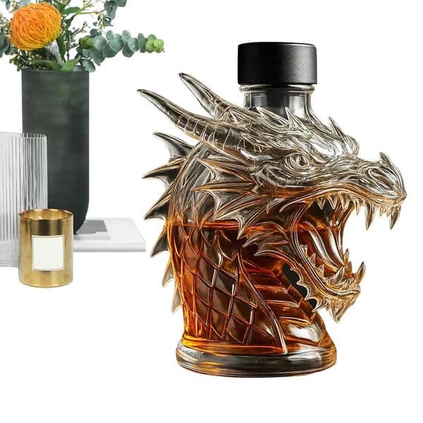 Dog Whiskey Bottle Funny Glass Collectible Novelty for Men Wine Glass Bottle Home Tasting Beer Bachelor Event Wedding Collector 251106