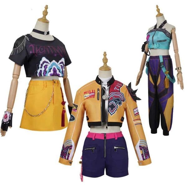 2026 New Anime Movies K- Rumi Zoey Mira Demong Hunters Costumes For Women Girls Halloween Carnival Party Cosplay Costume Toy