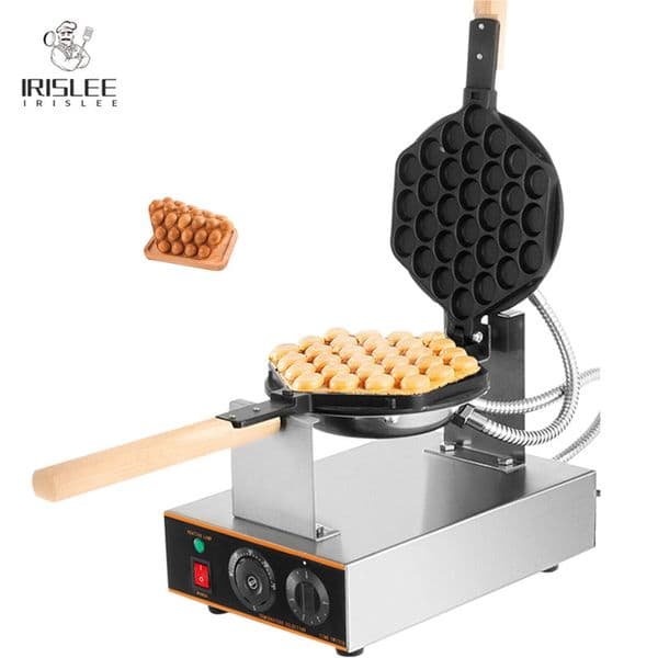 Waffle Maker Stainless Steel Rotary Bubble Mini Egg Waffle Maker Machine