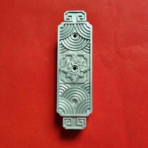 (Large) Pattern Decorative Column, Thickened Aluminum Double Ring Ornament, Aluminum Art Fence Decoration Component
