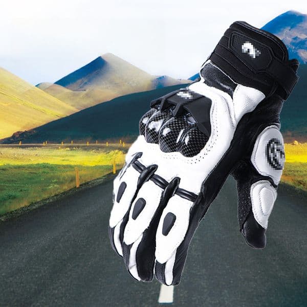 Full finger motorcycle riding gloves off-road sheepskin locomotive gloves outdoor sports riding equipment