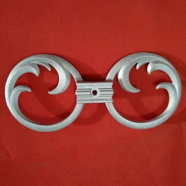 Big Wave (Middle) , Thickened Aluminum Double Ring Ornament, Aluminum Art Fence Decoration Component