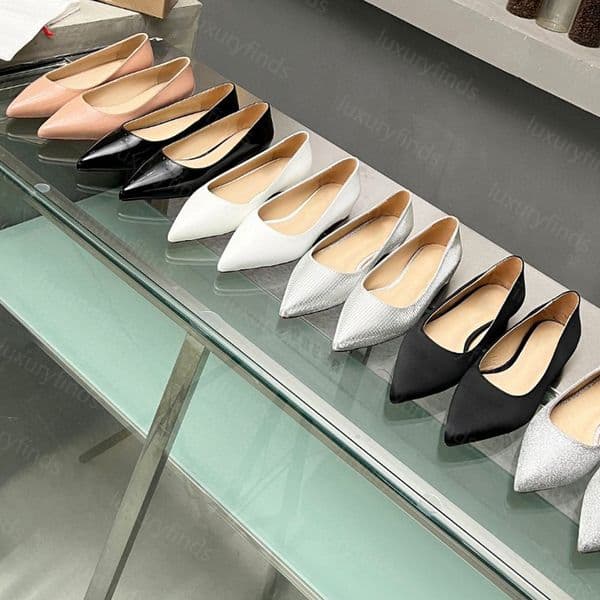 Follies Strass Women Ballerina Flats Designer Mesh Flats Shoes Size 35-42 100% real leather Spring Summer Degrastrass Ballerinas luxury Loafers With box party Suede