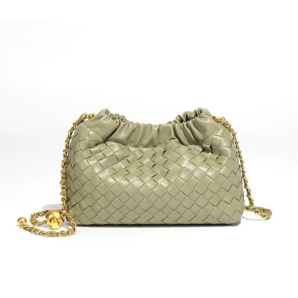 Shoulder Bag energy tote Bag Crossbody Bag Women Handbag lady with long strap Cloud Bag Shape Gold Chain Ruched Design Niche Design Fashion Item