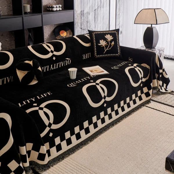 Designer Sofa Covers Blanket Non-Slip Sectional Couch Covers Luxury L Shape Cat-Scratch Sofa Slipcover for Furniture Bed Couch Sofa Large Size Custom size