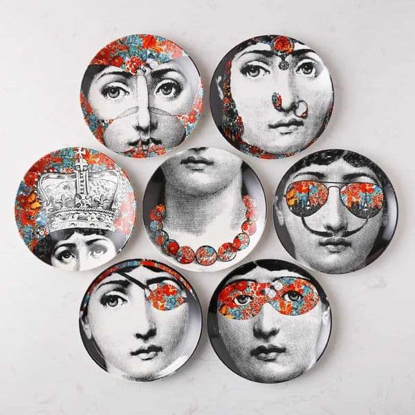 Elegant ceramic plates Italian inspired hand drawn designs stylish desktop software for modern homes and kitchens X250408