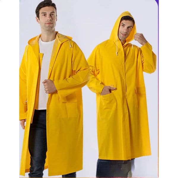 Thick and long PVC integrated raincoat for outdoor work protection dualpurpose weatherproof 250408