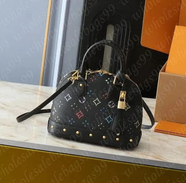 designer tote bag onthego Women shoulder leather takashi murakami handbag fashion baguette canvas tote colorful waist bag composite lady crossbody wallet