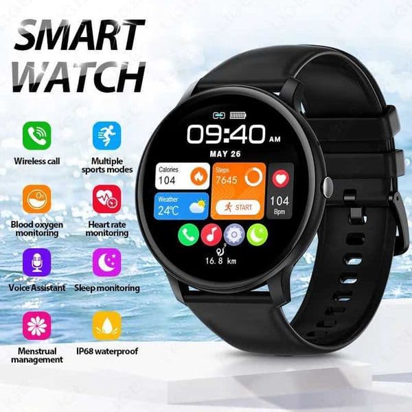 LIGE Fashion Mens Smart Watch Full Touch Sn Sports Fitness Tracker Waterproof Tooth Womens Smart WatchXJ250408