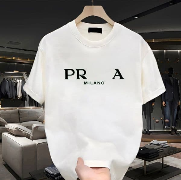 Designer Brand Luxury Mens T Shirts men clothing fashion cotton couple T-shirt casual summer men's and women's short sleeve T-shirt classic letter Top pradt