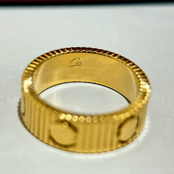 Luxury Classic nail ring designer Unlimited Love rings fashion Unisex Cuff Ring Couple Bangle Gold Jewelry Valentines Day Gift Q260529
