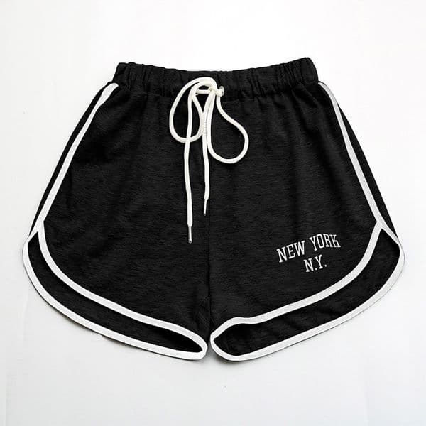 2025S Designer Shorts For Women Ins Style Women S Gray Letter Printed Sports Loose Shorts Beach Pants