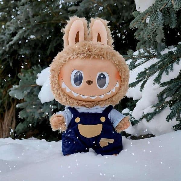 Labubus With Box The Monsters Big Labubu Doll Time To Chill Series With Clothes And Accessories Lovely Vinyl Face Plush Toys Collectible Box