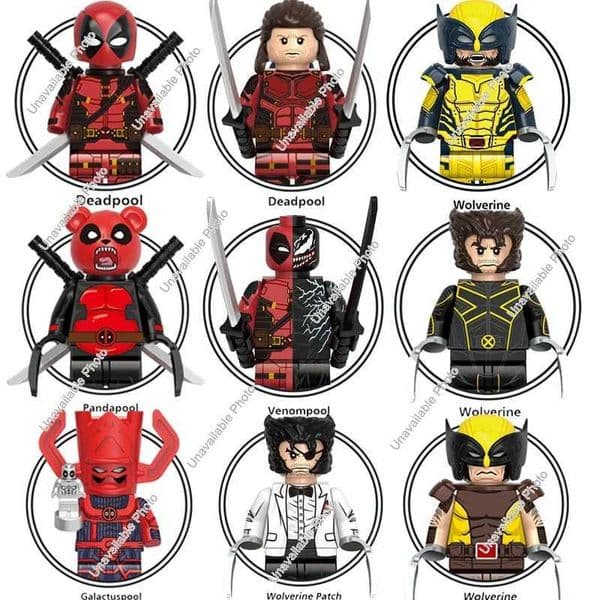 Popular Toys MOC Action Digital Block Toys New Dead Pool Building Block Toys Gifts X250409