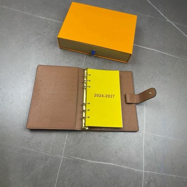 Bulk Office Supplies Wholesale Luxury Designe Top Quality Agenda Holder Case Planner With Box Large 18X14 Small school 14X10 Stylish Notebook Cover Work Meeti