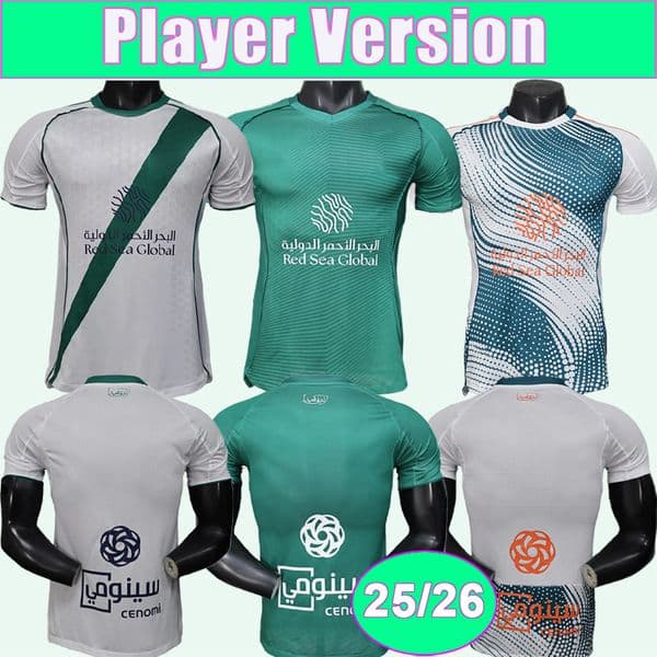 25 26 Al Ahli Saudi Mens PLayer Soccer Jerseys MAHREZ GALENO DEMIRAL KESSIE Home Away Football Shirts Short Sleeve Uniforms
