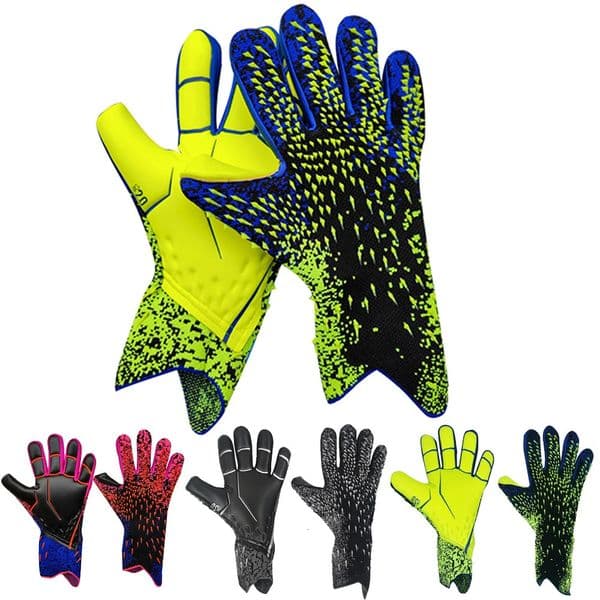 Professional Football Goalkeeper Soccer Gloves Antislip Thicken Football Goalie Gloves Finger Protection Gloves Soccer Equipmen 251103
