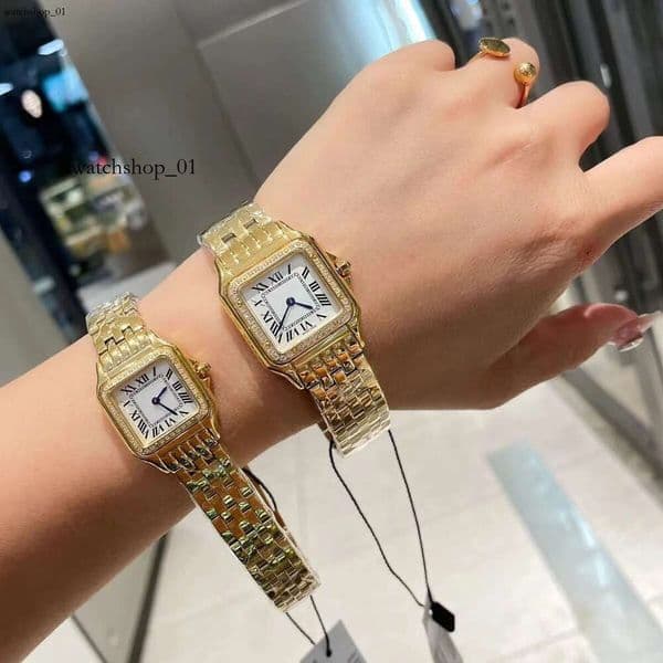 High quality square quartz women designer solid steel band men classic cheetah retro dia encrusted ladies' watch Explosions fashion leisure with boxy6