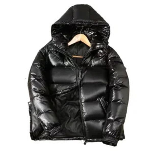 High Quality Outdoor Windproof Parka Thicken Warm Puffer Tops Winter Hooded Shiny Down Coats Mens Casual White Duck Down Jackets 251106