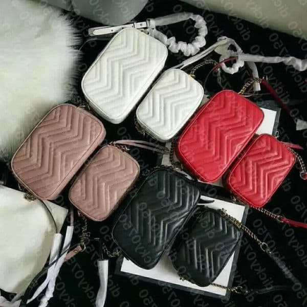 418 Designer Cowhide Leather Camera Bag Women Shoulder Bags Chain Purse Fashion Luxury Handbag Wave Wallet Lady Card Holder Messenger Tote Dicky0750 Wholesale