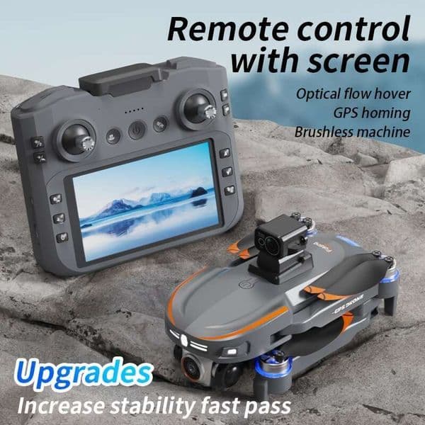 GPS return brushless S28 drone folding belt with 4.5-inch screen remote control aerial photography obstacle avoidance remote control aircraft