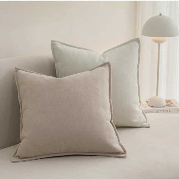 Pillow Case Cozy Solid Chenille Throw Pillow Covers - Nordic Design 45x45/50x50/60x60/65x65cm Ideal for Living Room Bedroom Decor Y251110