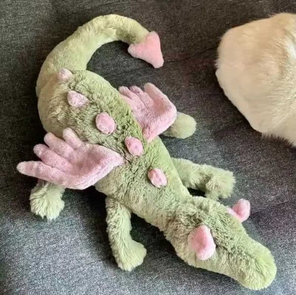 Game And Toy HOT Selling 50Cm Gift Matcha Purple Dragon stuff animal Keychain Cute And Soothing Companion Plush Toy Holiday Gifts Designer