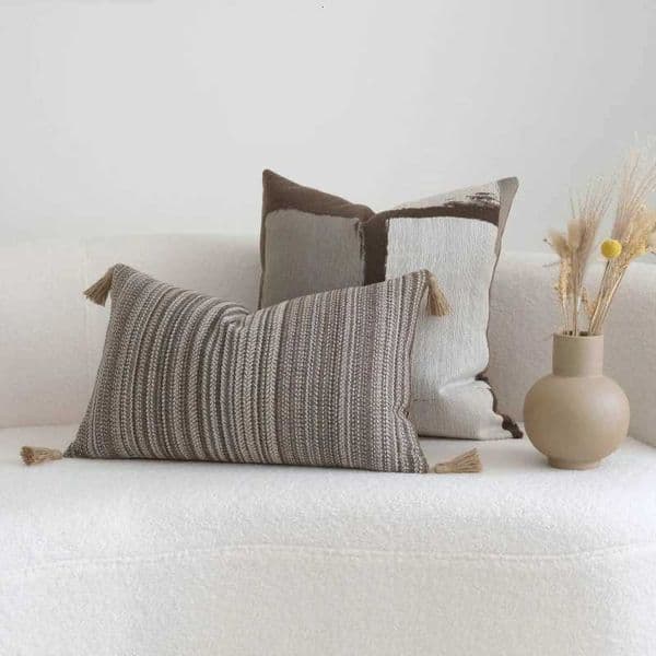 Plaid Stripe Throw Pillow Cover 30x50/45x45CM Sofa Square Waist Cushion Cover Modern Simplicity Decor Home Decorative Pillowcase Y251110
