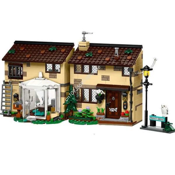 New 640pcs Privet Drive Aunt Marges Visit Harry Building Block Model Diy Creative Assembly Educational Toys Kids Birthday Gift X251110