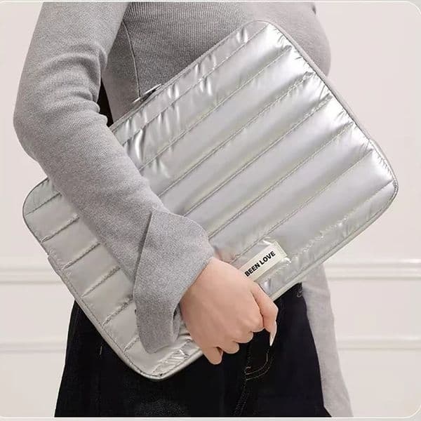 13/14 Inch Puffy Laptop Sleeve Cover Bag For Women Laptop Cover for Air iPad Pro Tablet Pouch Bag Notebook Soft Case 250407