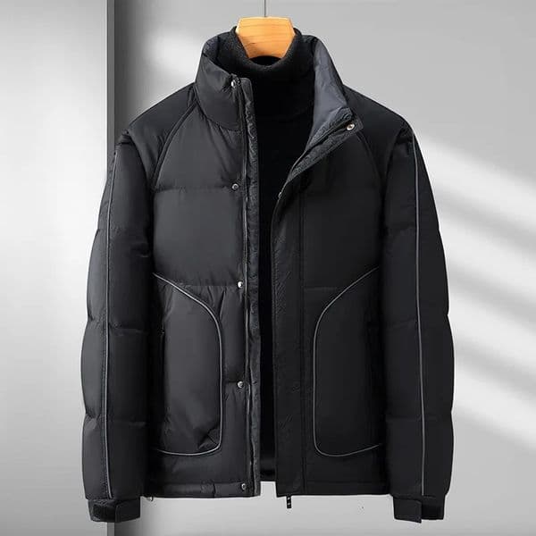 Coldproof Short Down Jacket Lightweight High Quality Cozy Padding Coat Stylish Puffer Warm and Versatile Jacket Mens Clothing 251106