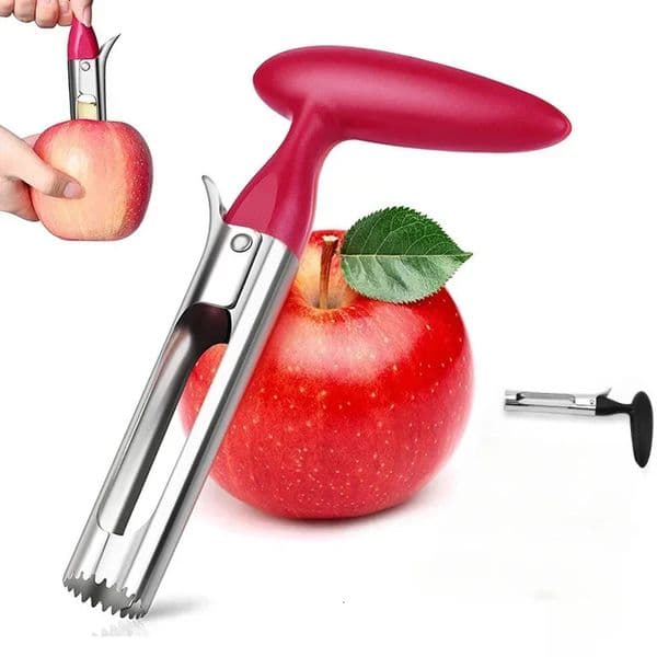 Premium Apple Corer Stainless Steel Pears Core Remover Tool Fruit Cutter Seeder Slicer Knife Kitchen Vegetable Tools 251107