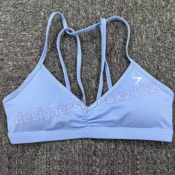 Gym Sharks Designer Women Sport Yoga Gyms Back High Strength Shockproof Anti Sagging Running Fitness Bra Yoga Vest Sports Underwear Yoga Suit Size S-L