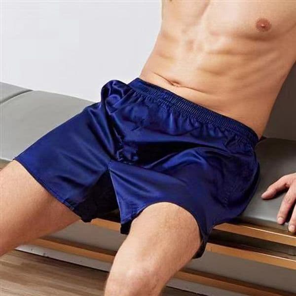 2024 Summer and Autumn New Mens Loose Silk Sexy Fashionable Pants Mens Sleepwear Home Shorts 250823BJ