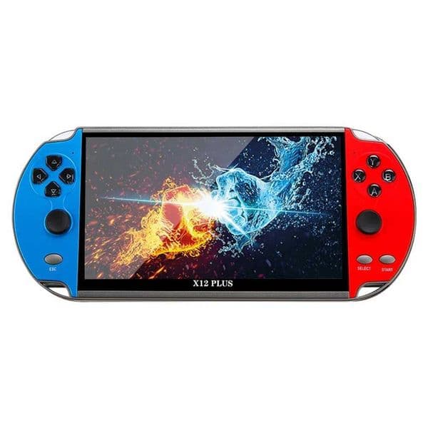 X12 Plus Mini Video Game Console 10000 Game Console 7.1-inch HD Screen Handheld Game Console Supports Children and Adults TV Output 2500mAh T250411