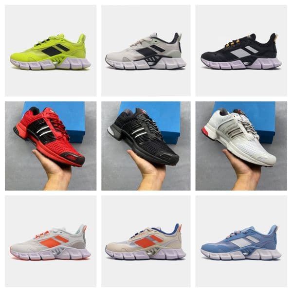 designer Climacool running shoes men women mesh ventilate leisure outdoors sneakers Climacoo 2.0 top-tier flat bottom cushioning EVA sports shoes training shoe