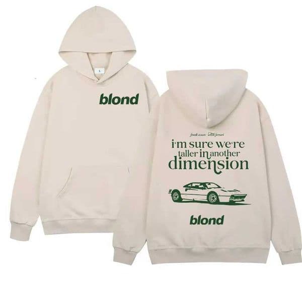 Rapper Frank New Album Print hoodie Mens Women Hip Hop Blond Long sleeve Sweatshirt fashion Ocean Oversized hoodies Streetwear M251111