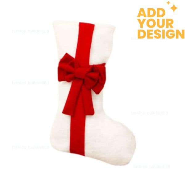 Custom Stockings for Festivals Party Decorations Christmas Fireplace Socks Xmas Tree Hanging Decor
