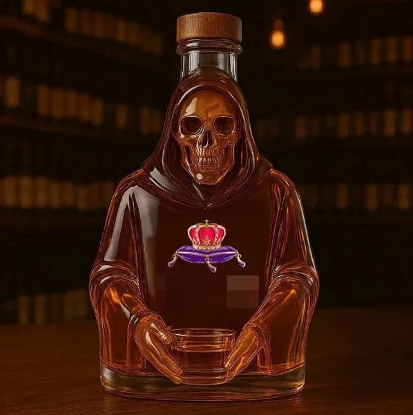 High borosilicate glass fun whisky bottle 320ml fun bottle 251106BJ