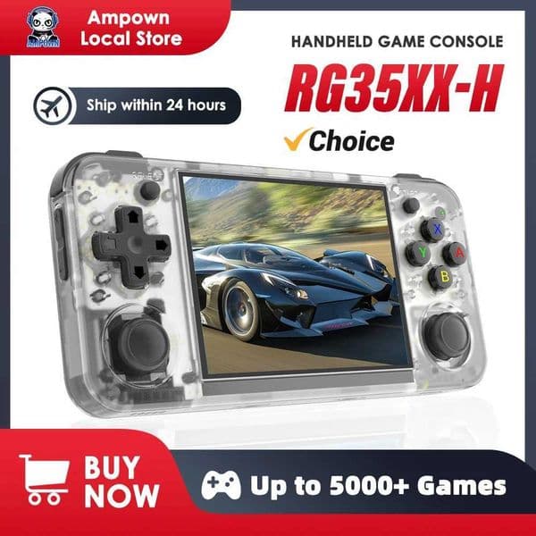 ANBERNIC RG35XX H Handheld Game Console 35I SCREEn Output Linux System RG35XXH Retro Video Simulator Console Kids GiftM251111