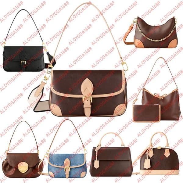 Designer Bags For Women Highest Quality Luxury Womens Shoulder Bag Leather Classic Old Flower Ladies Crossbody 10A Quality Classic Chain Purses Tote Bags No Box