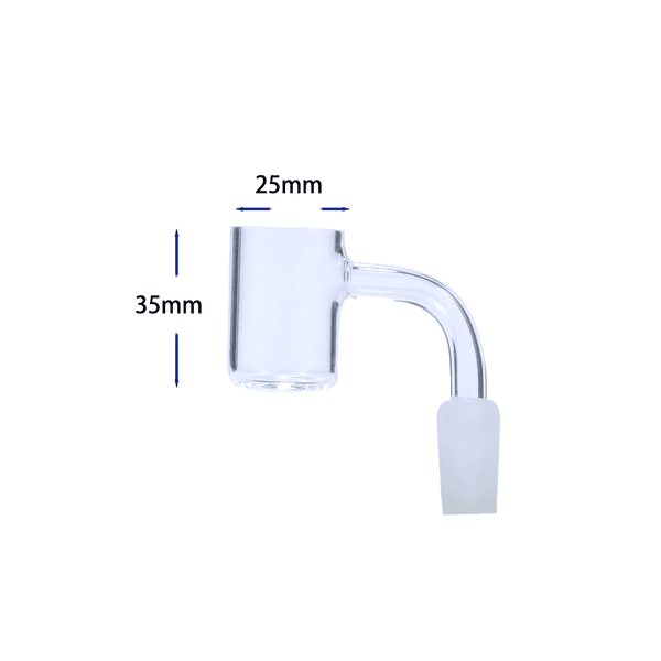 14mm Male 90 Degree 25mm OD Bucket Quartz Banger