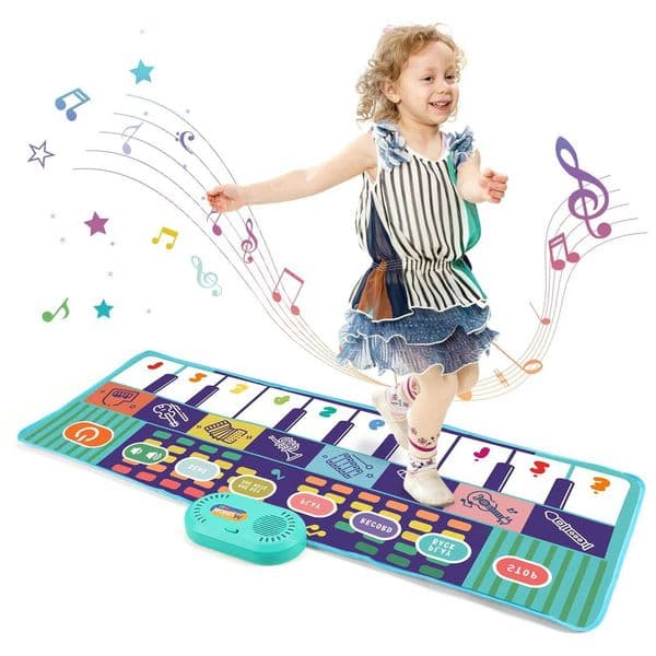 Kids Multifunction Musical Piano Mat with Midi Baby Mat Toddlers Floor Piano Keyboard Musical Carpet Educational Toys Kids Gifts K251110