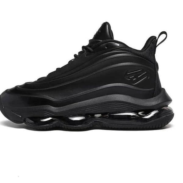 NHOT Men's Autumn Winter Black Shoes Height Increasing Cushion Soft Sole Running Casual Sports Multi-Occasion Texture