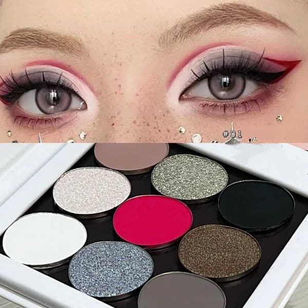 9 Colors Eyeshadow Palette Shimmer High Gloss Cement Grey Rose Brown Color Tone Matte Glitter Long Lasting Eye Shadow MakeupXJ251111
