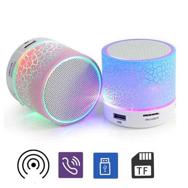 Wireless Speaker Bluetooth-compatible Mini Speaker LED TF Card Outdoor Sound Box for All Smartphone Car 3D Stereo Music Surround K251110